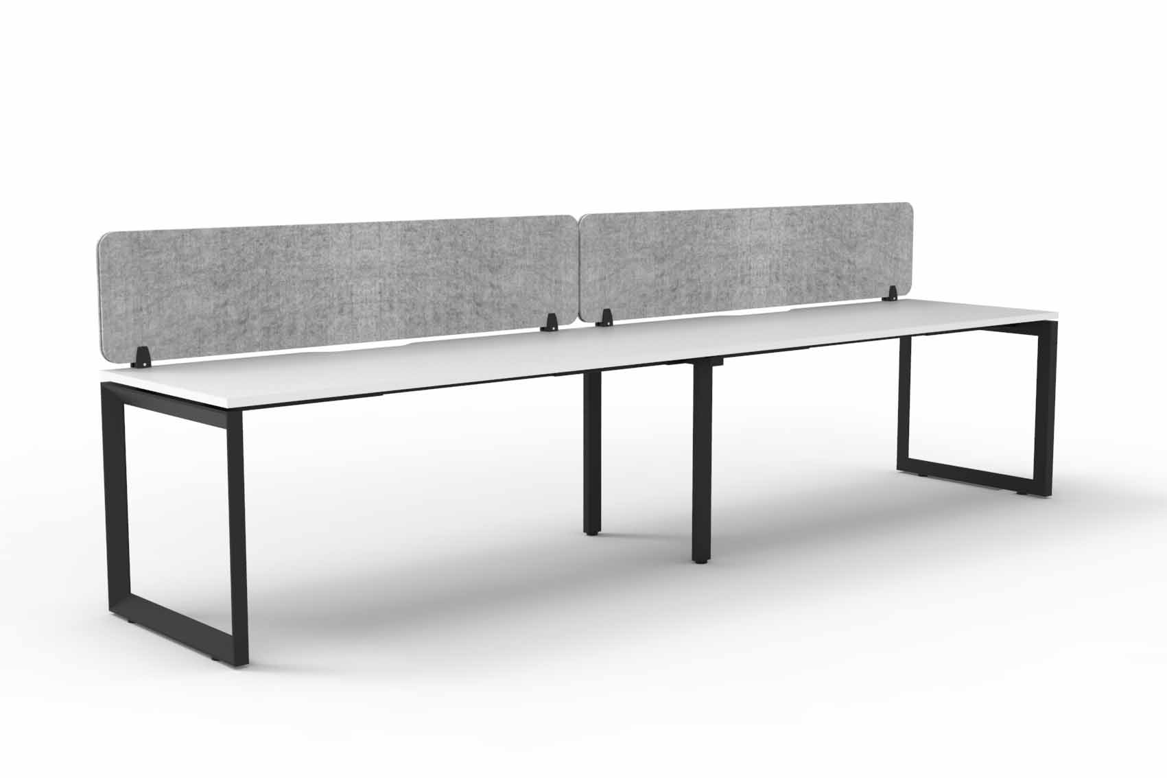 Loop 2 Person Single Sided Workstation - with Eco Screen